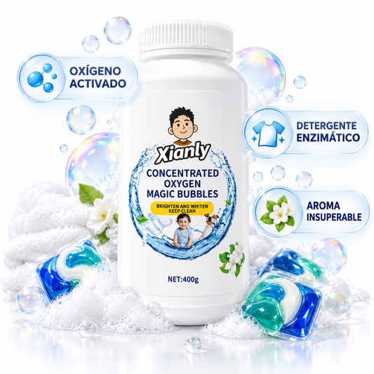 XIANLY Oxi Burbujas quitamanchas de oxígeno activo 400 g