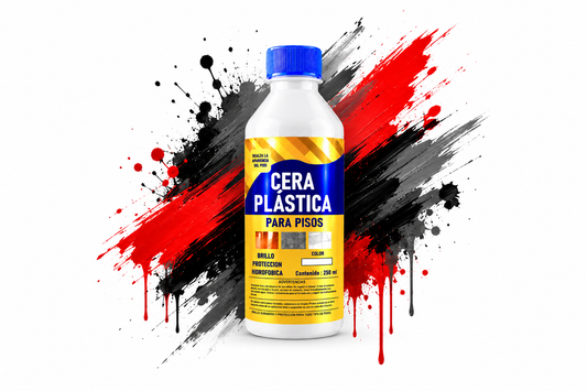 PINTURA CERA PARA PISOS RESISTENTE UV ALTA ADHERENCIA EFECTO BRILLO MATE IMPERMEABILIZANTE 250 ML - IMPORTADO PREMIUM