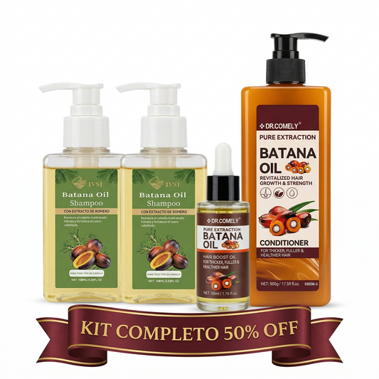 KIT SHAMPOO DE BATANA IMPORTADO PREMIUM + ACEITE BATANA ORIGINAL GRATIS