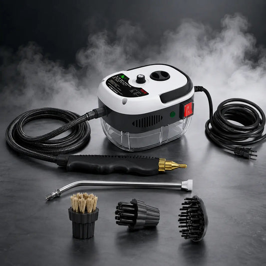 VAPORTEK® PRO — Limpiador a Vapor Presurizado 2500W | Elimina Grasa, Olores y 99.9% de Gérmenes Sin Químicos