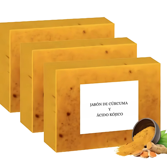 JABÓN DE CÚRCUMA Y ÁCIDO KÓJICO / IMPORTADO PREMIUM FB