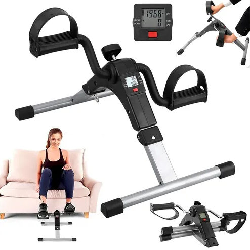 Mini Bicicleta Dual Pro: Ejercitador Portátil con Pantalla LCD importada Premium