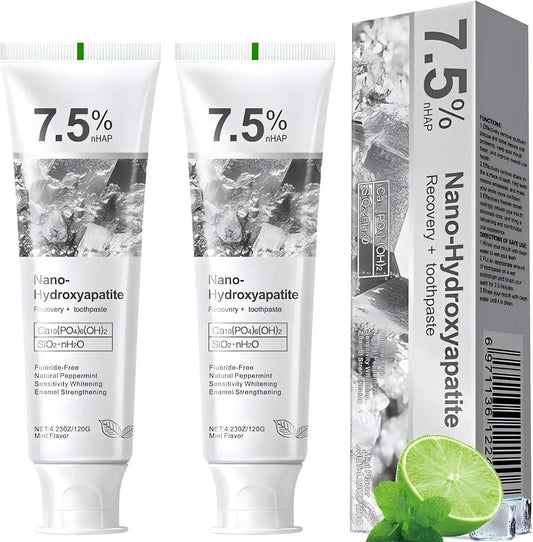 ESMALTEK® PRO — Pasta Dental de Nano-Hidroxiapatita 7.5% · Blancura, Menos Sensibilidad y Esmalte Fuerte (Menta · 120g)