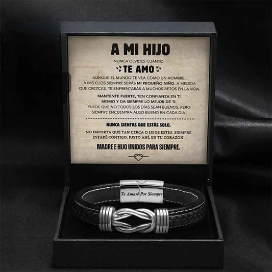 Pulsera Titanio Vínculo Eterno Edición Especial Madre e Hijo Importada premium